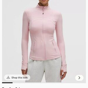 lululemon athletica Pink Full-Zip Athletic Jacket